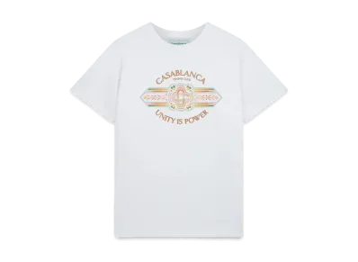 Casablanca Unity Is Power T-Shirt "White"