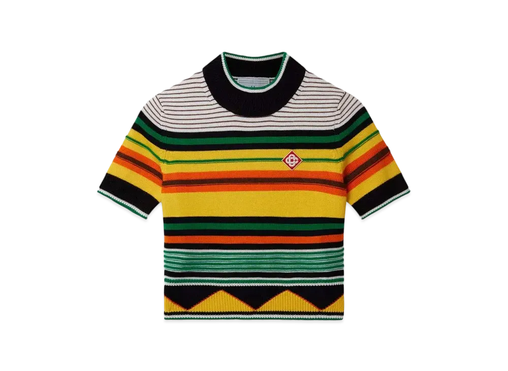 Casablanca Knitted Striped Shirt "Multi"