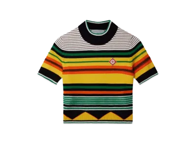 Casablanca Knitted Striped Shirt "Multi"