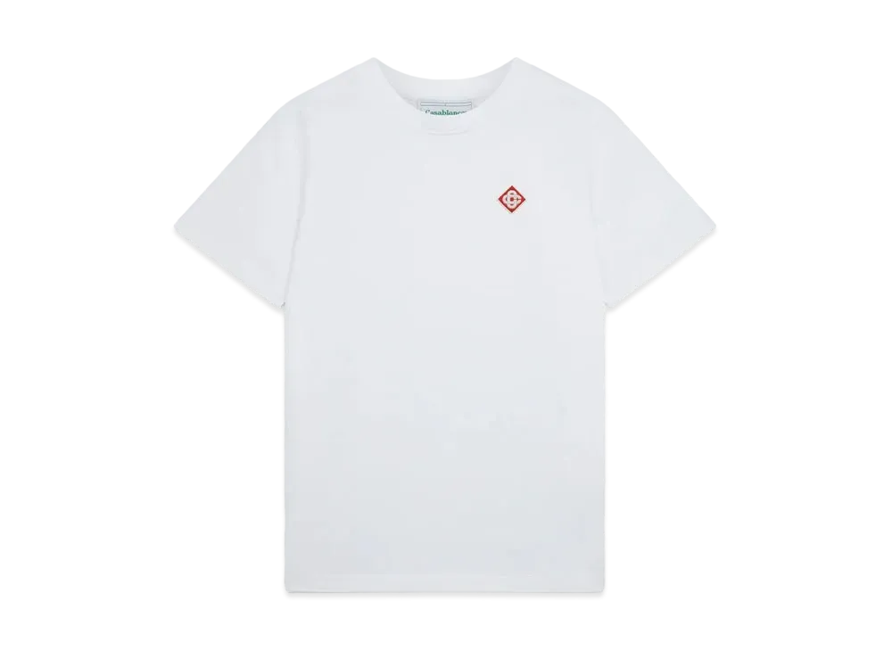 Casablanca Diamond Logo Patch T-Shirt "White"