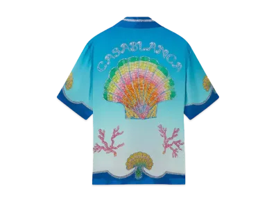 Casablanca Coquillage Colore Silk Shirt "Multi"