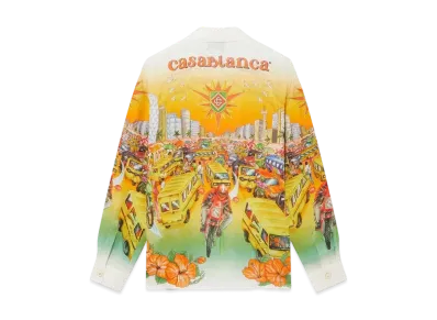 Casablanca Traffic Linen Shirt "Multi"