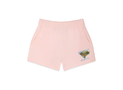 Casablanca Afro Cubism Tennis Club Sweatshorts "Pink"