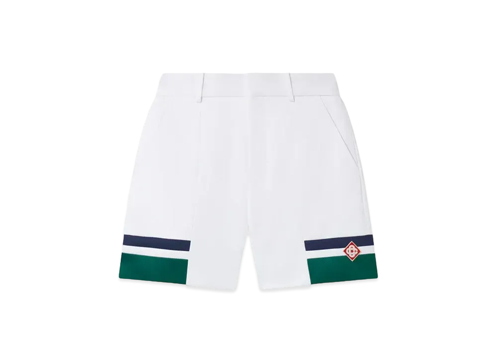 Casablanca Sports Tailoring Shorts "White"