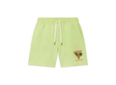 Casablanca Afro Cubism Tennis Club Sweatshorts "Green"