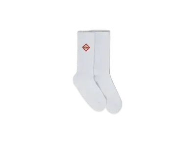 Casablanca Monogram Logo Socks "White"