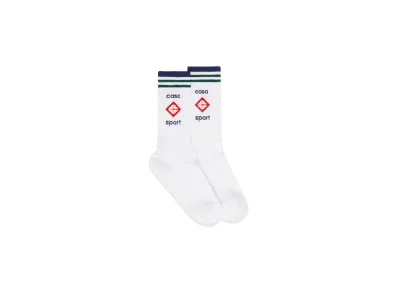 Casablanca Casa Sport Socks "White"