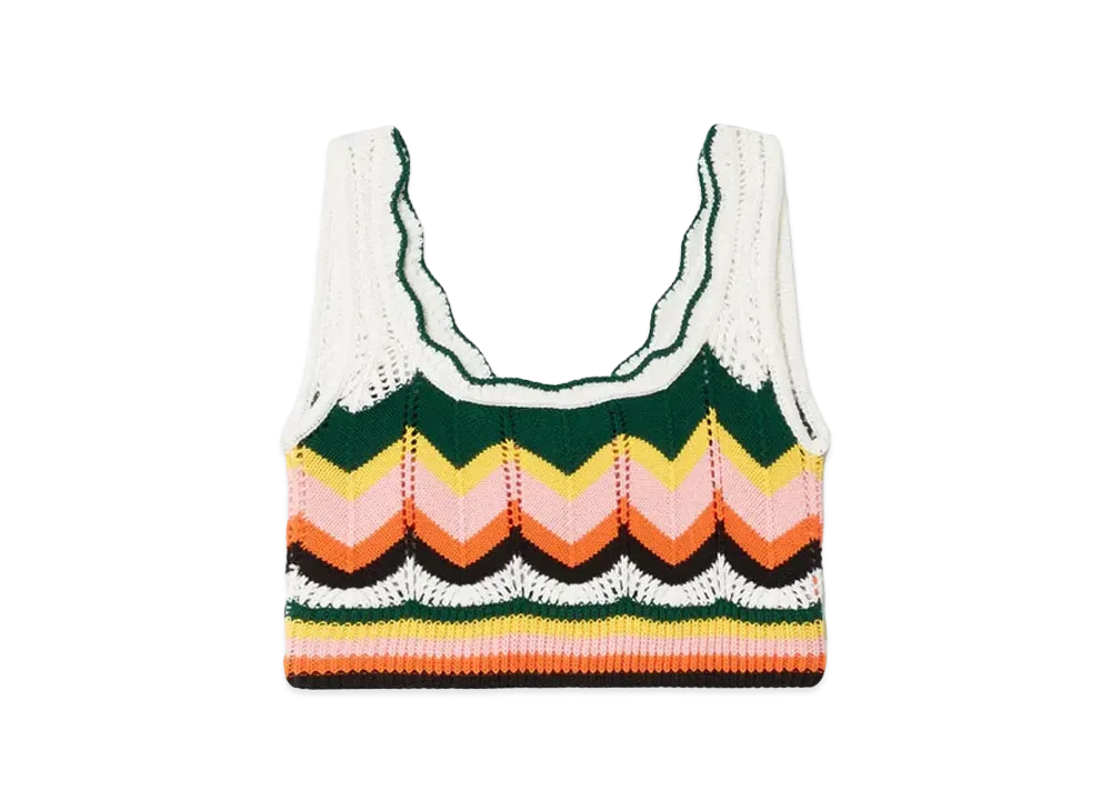 Casablanca Chevron Lace Bra "Multi"