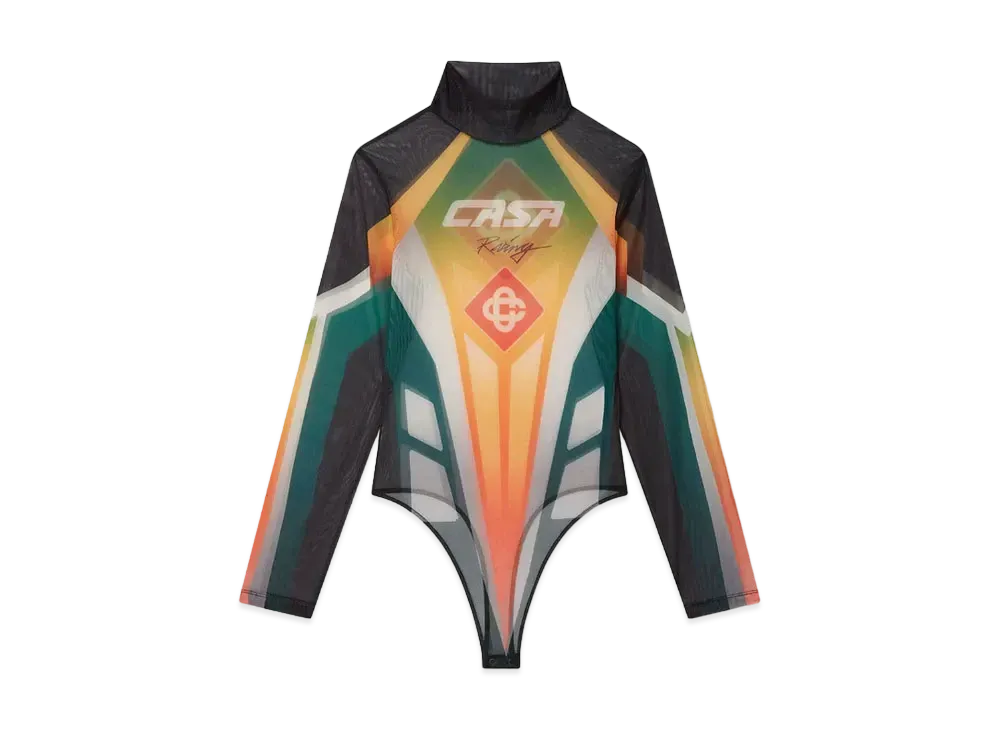Casablanca Casa Racing Mesh Bodysuit "Multi"