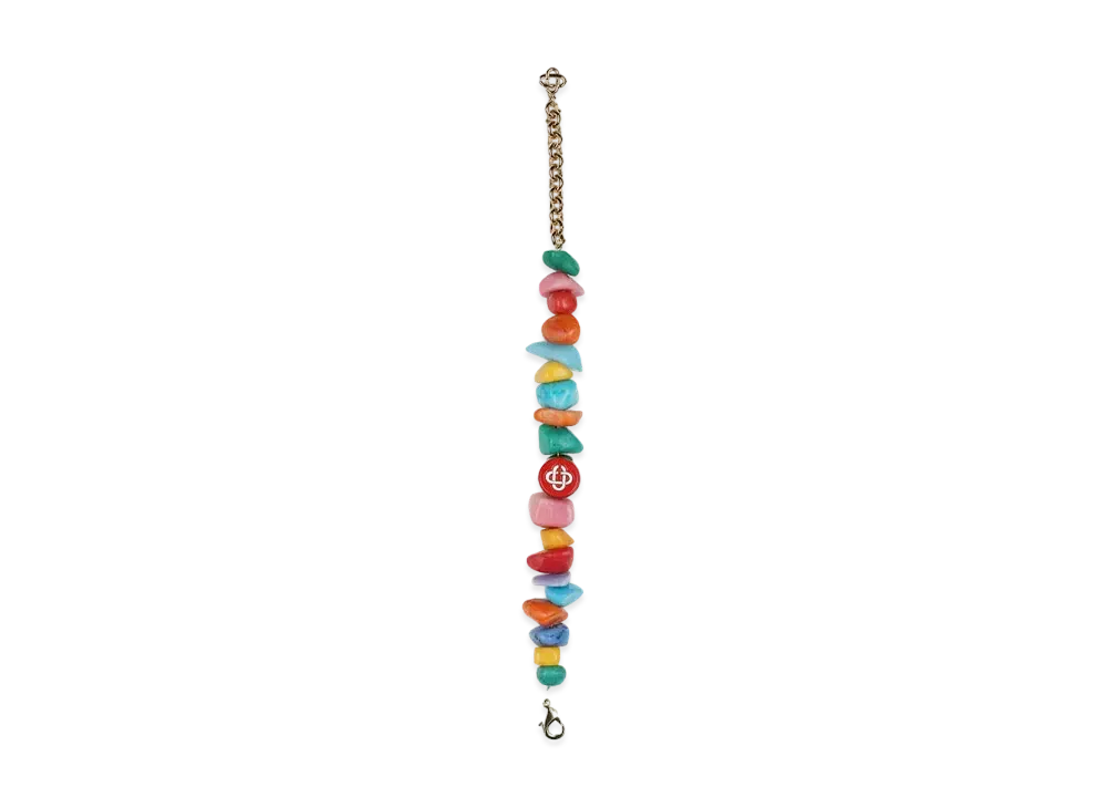 Casablanca Nigerian Pebble Stone Bracelet "Multi"