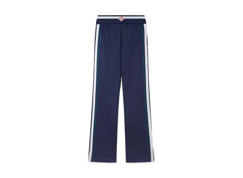 Casablanca Ribbed Track Pants "Navy"