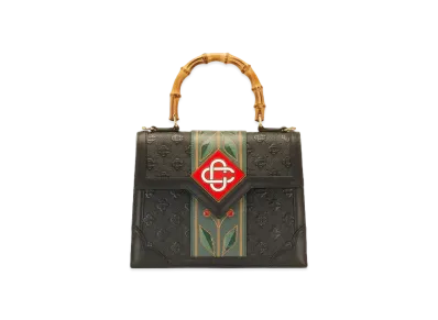 Casablanca Black Monogram Jeanne Bag "Black"