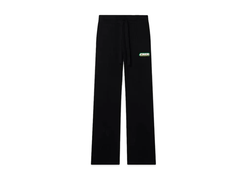 Casablanca Rib Effect Trousers "Black"
