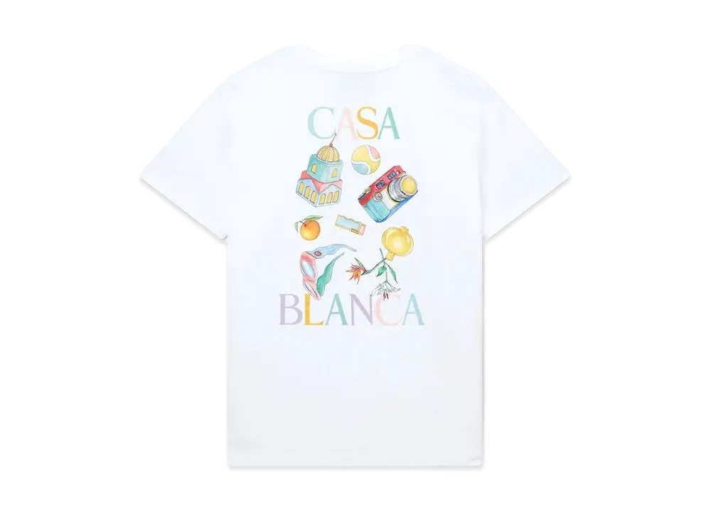 Casablanca Objets En Vrac T-Shirt "White"