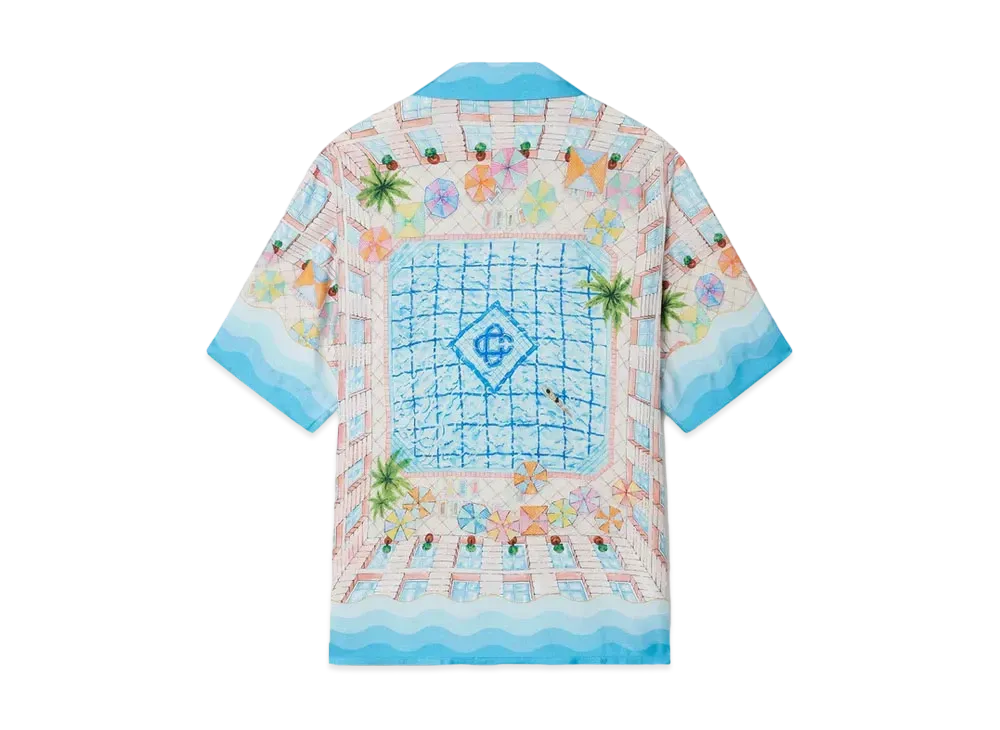 Casablanca Le Plongeon Silk Shirt "Multi"