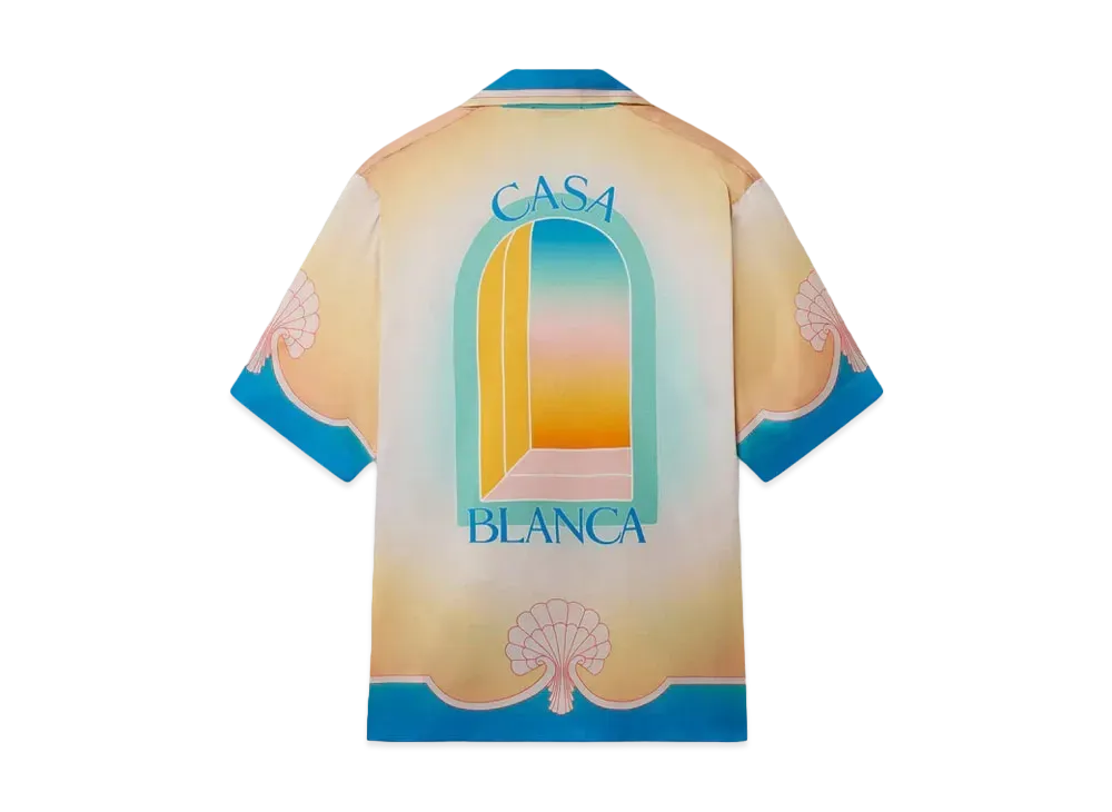Casablanca L'Arc Colore Silk Shirt "Multi"