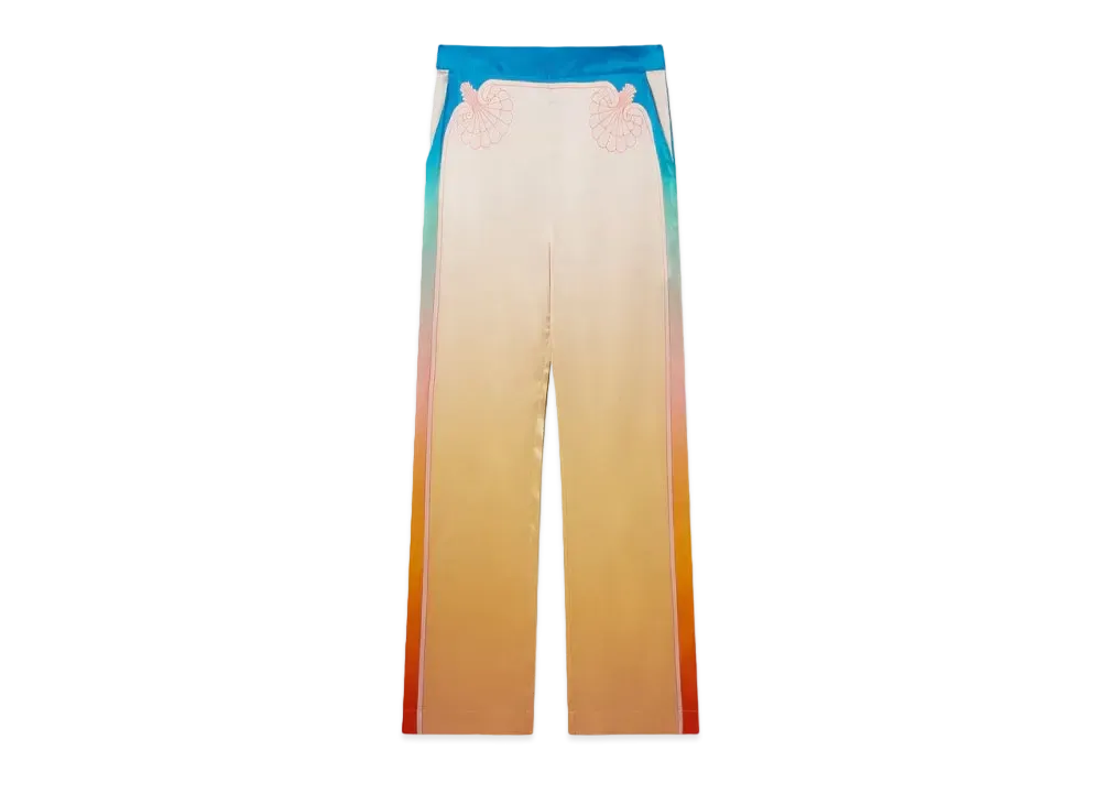 Casablanca L'Arc Colore Silk Trousers "Multi"