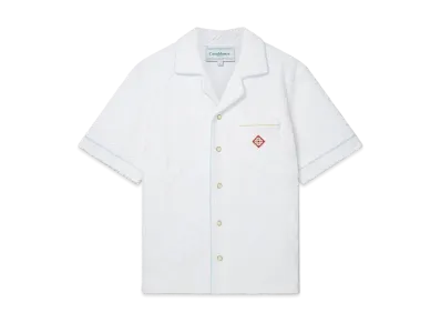 Casablanca Monogram Towelling Shirt "White"