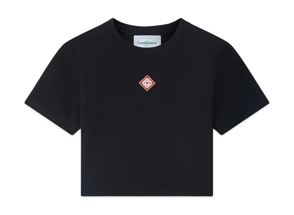 Casablanca Diamond Logo Stretch T-Shirt "Black"
