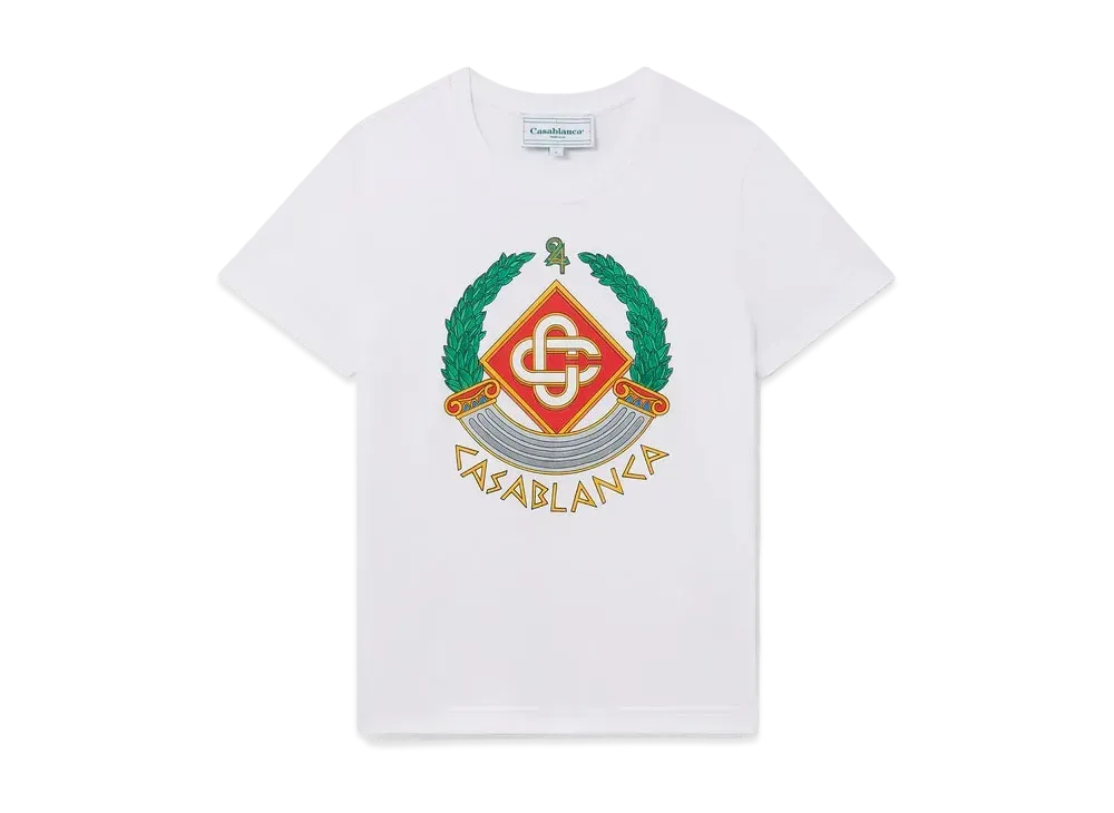 Casablanca Casa Crest T-Shirt "White"