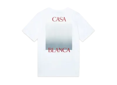 Casablanca Gradient Casa Logo T-Shirt "White"