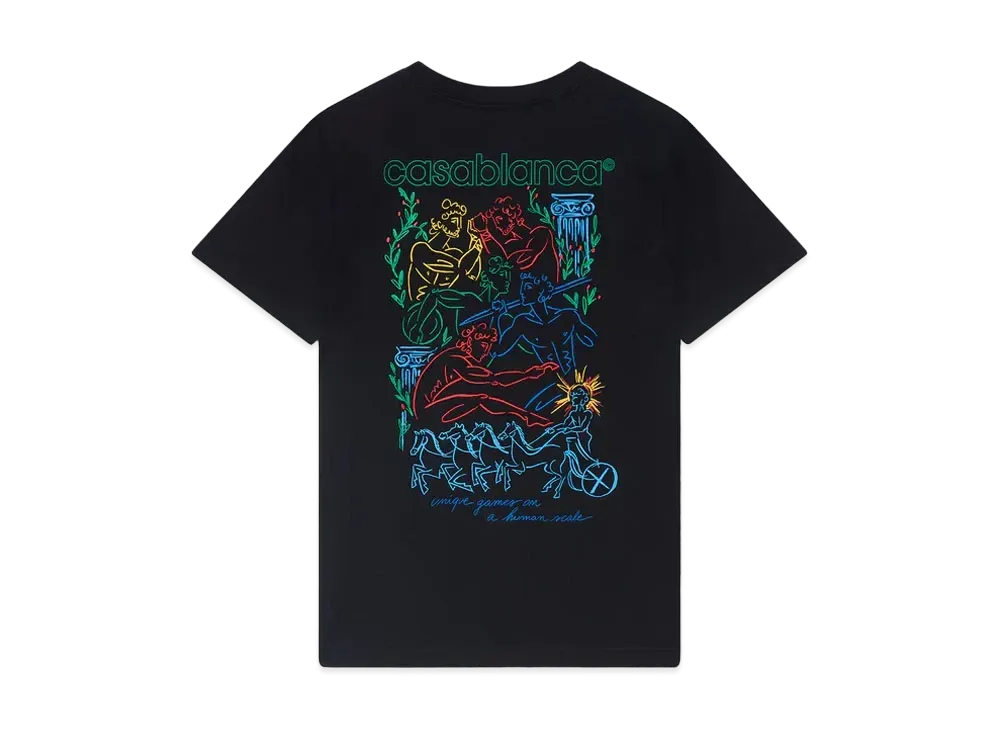 Casablanca Pentathlon T-Shirt "Black"