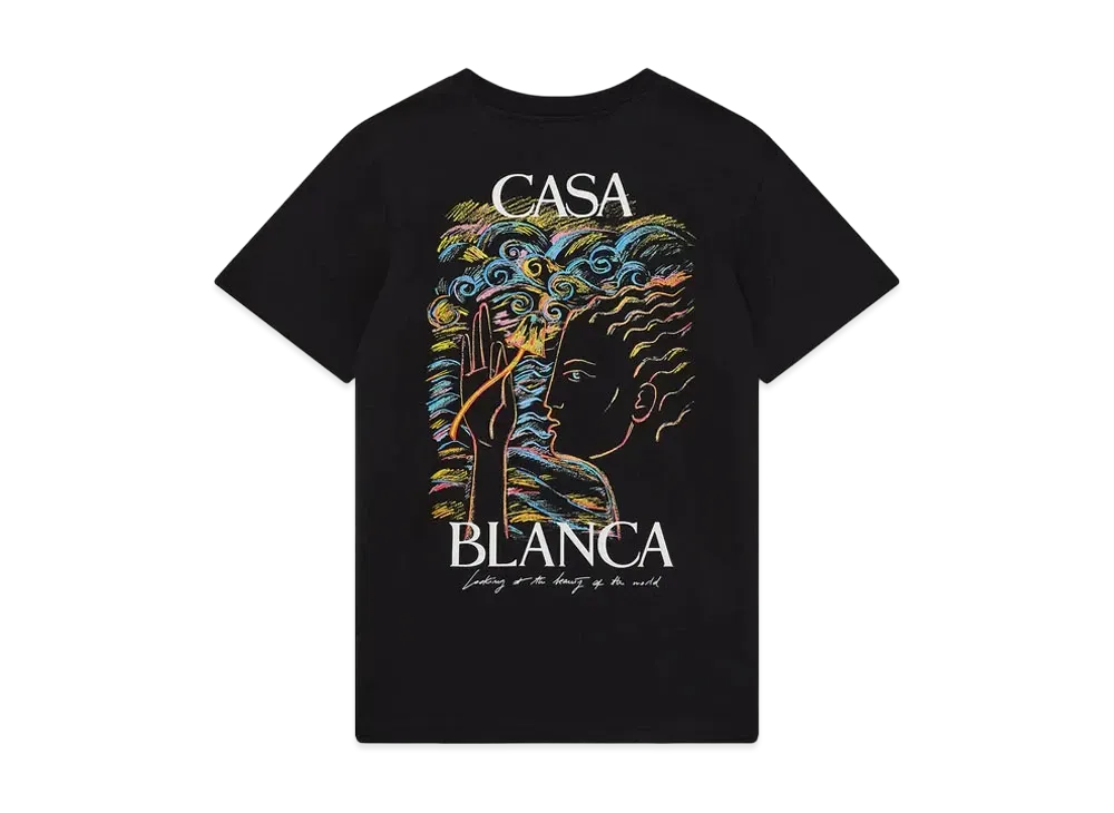 Casablanca Mushroom Goddess T-Shirt "Black"