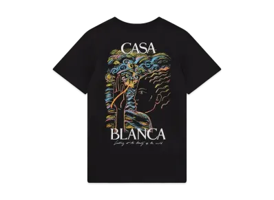 Casablanca Mushroom Goddess T-Shirt "Black"