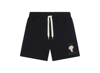 Casablanca Rainbow Mushroom Sweatshorts "Black"