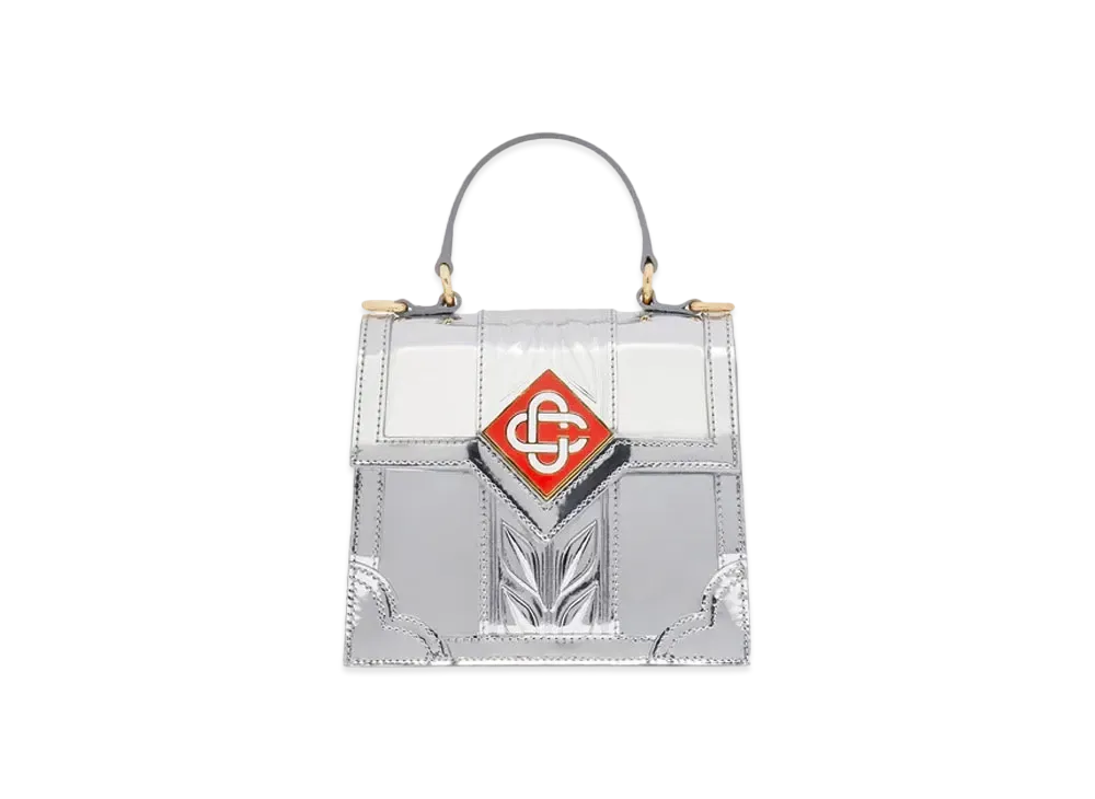 Casablanca Silver Mini Jeanne Bag "Silver"