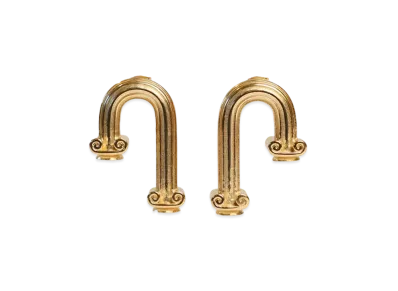 Casablanca Arch Column Earrings "Gold"