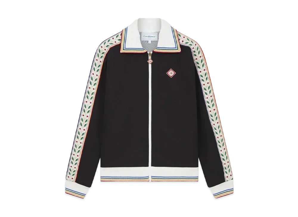 Casablanca Laurel Track Top "Black"