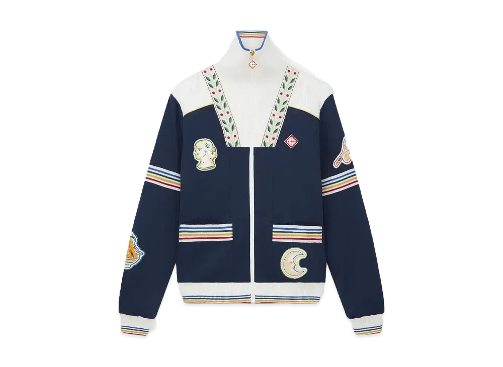 Casablanca Varsity Track Jacket "Blue"