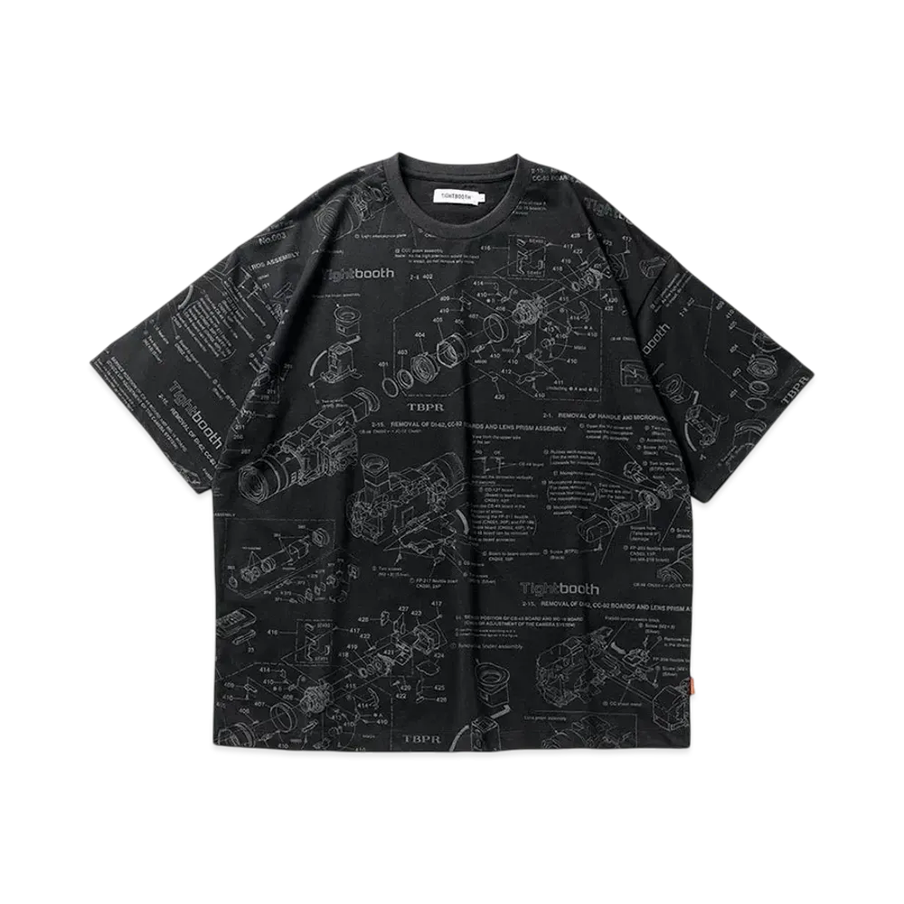 TIGHTBOOTH Analyze T-Shirt "Black"
