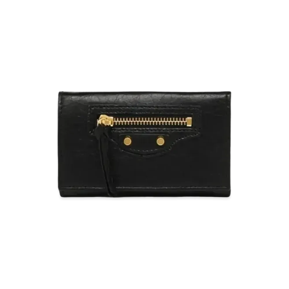 BALENCIAGA Classic Sheepskin Key Bag "Black"