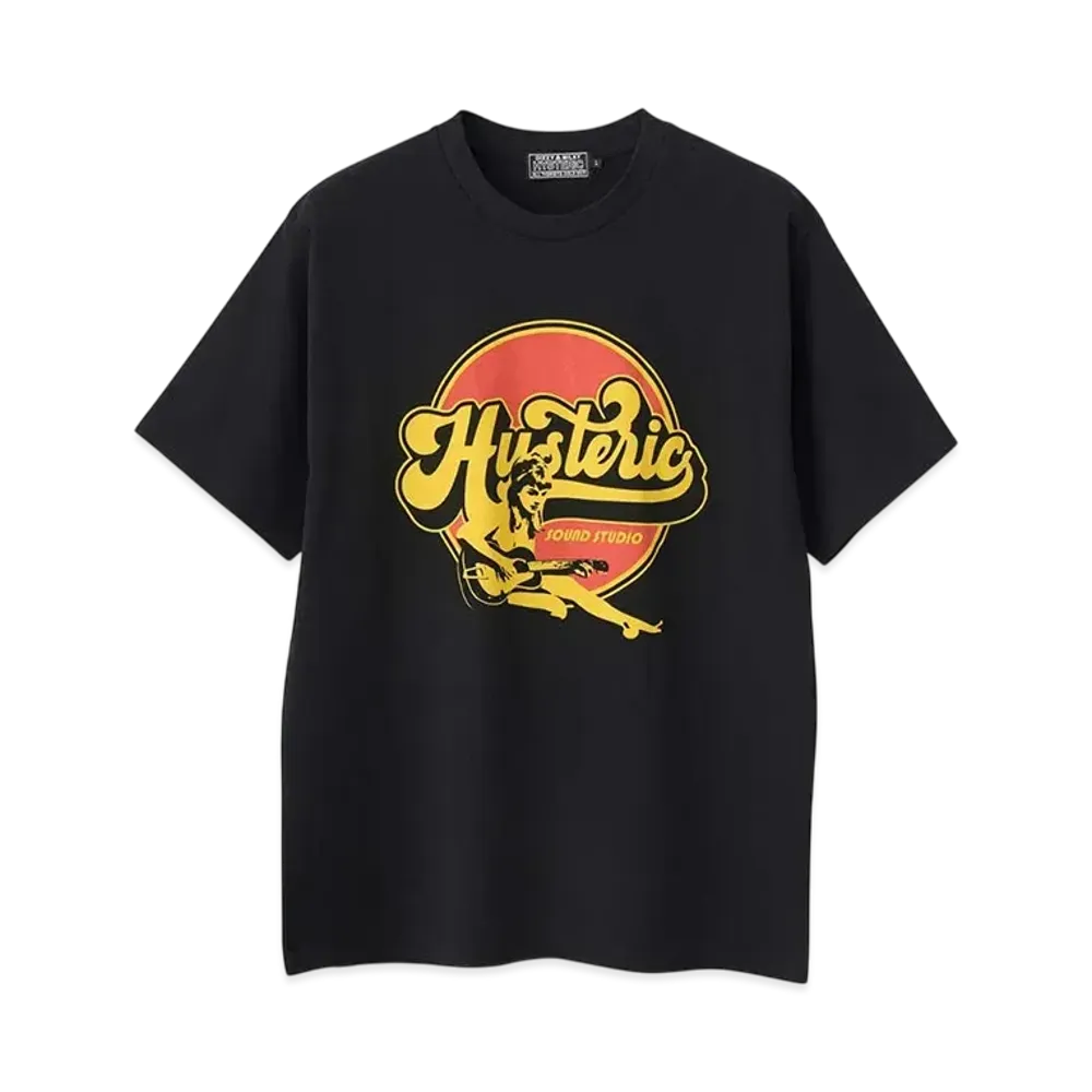 HYSTERIC GLAMOUR Hysteric Sound Studio T-Shirt "Black"