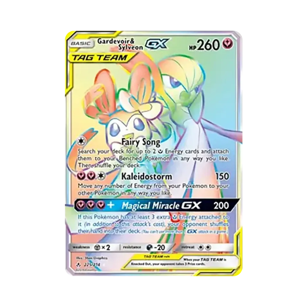 サーナイト&ニンフィアGX RR [225/234]【英語版】(サン&ムーン「アンブローケンバンズ」)