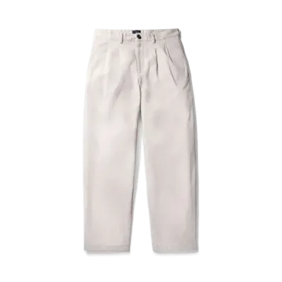 Noah Double-Pleat Herringbone Pant "Natural"