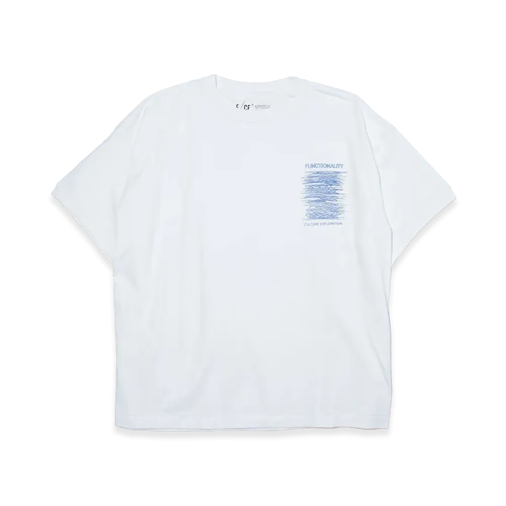 F/CE. Recycle Fce Noise Print Tee "White"