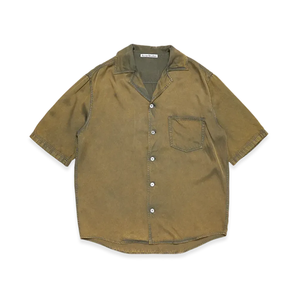 Acne Studios Button Up Shirts "Military Green"