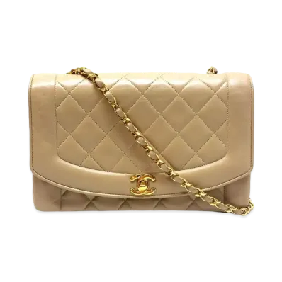 CHANEL Lambskin Matelasse Diana