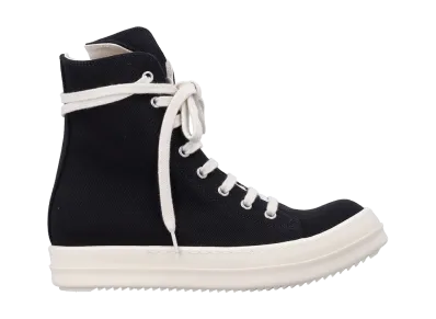 Rick Owens DRKSHDW Temple Vegan Sneaks High "Black/Milk"