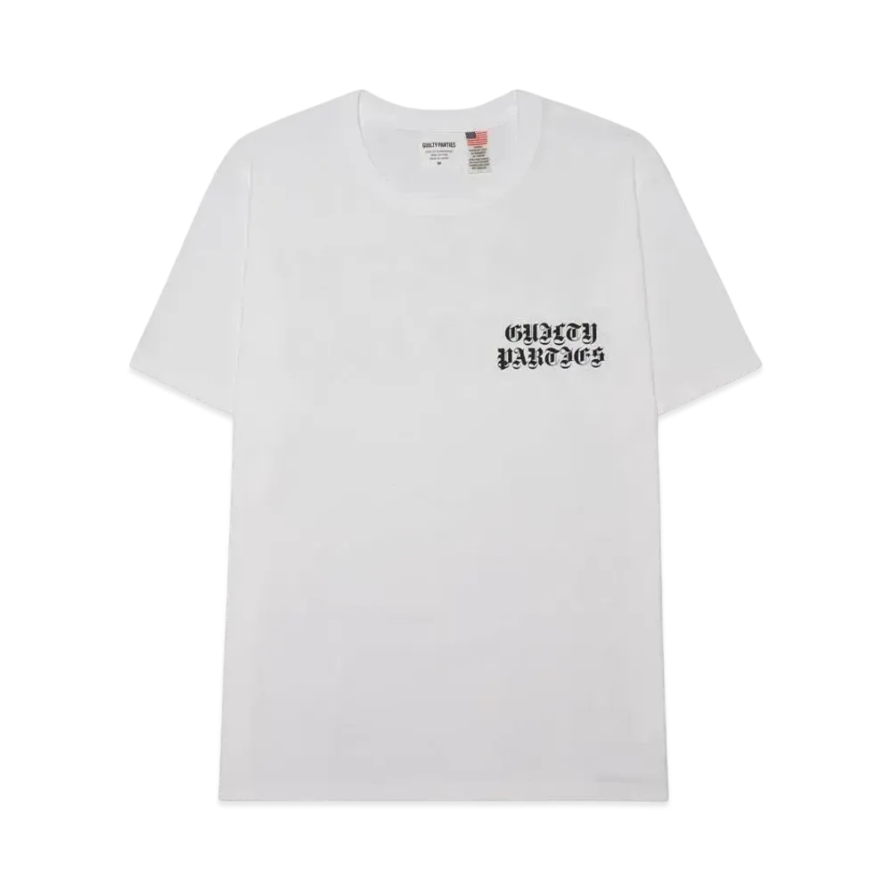WACKO MARIA Us Fabric Crew Neck T-Shirt #3 "White"