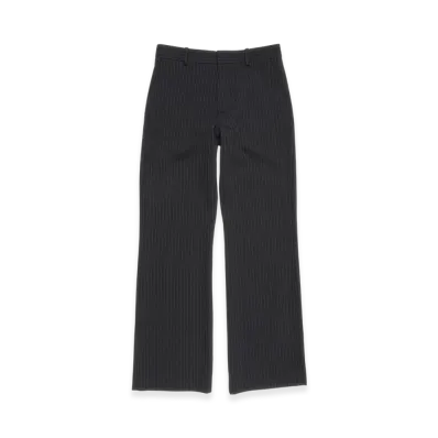 Acne Studios Pinstripe Wool Blend Trousers "Black"