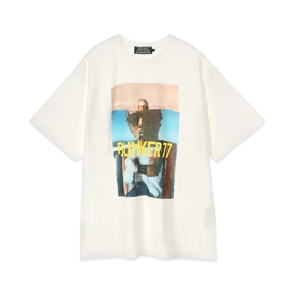 HYSTERIC GLAMOUR x BUNKER 77 Round2 Tee "White"