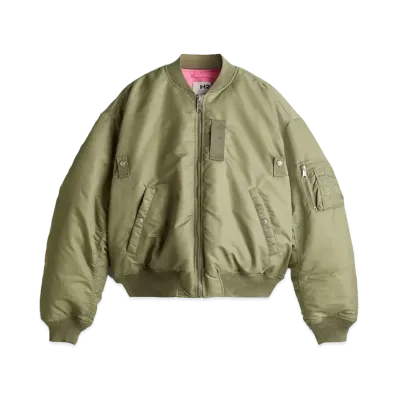 HERONPRESTON x H&M H2 Reversible Flight Jacket "Khaki Green/Pink"