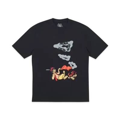 PALACE Smoke Sig T-Shirt "Black"