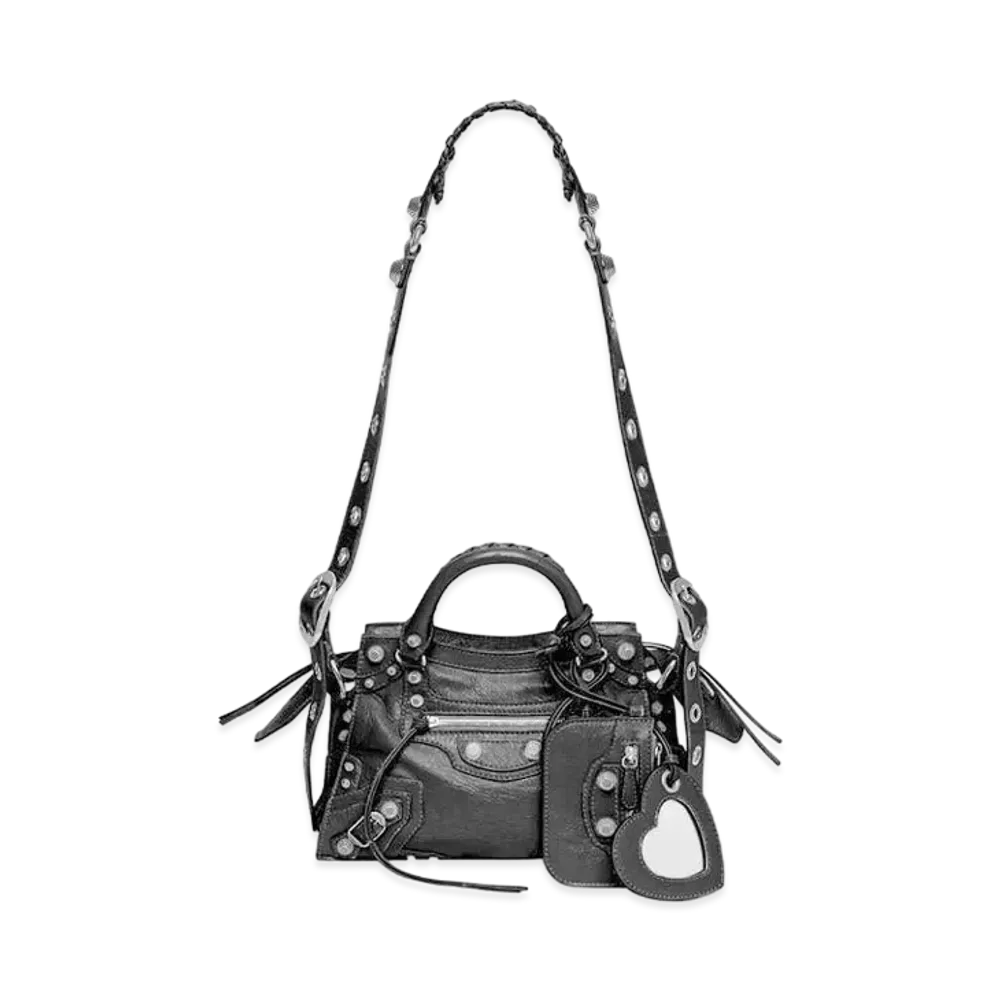 BALENCIAGA Neo Cagole Plus Small Handbag "Black"