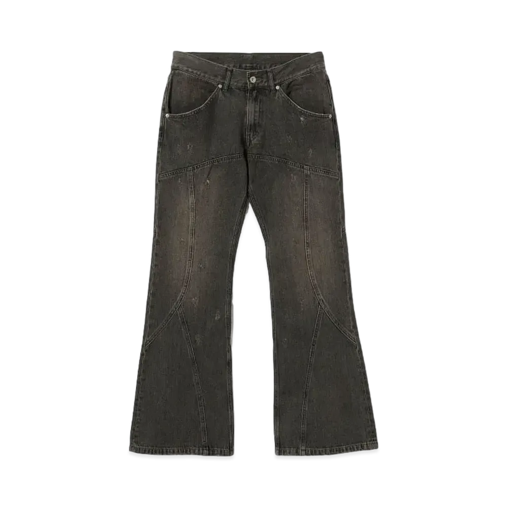BEAMS FUTURE ARCHIVE / Swith Flare Denim "Fade Black"