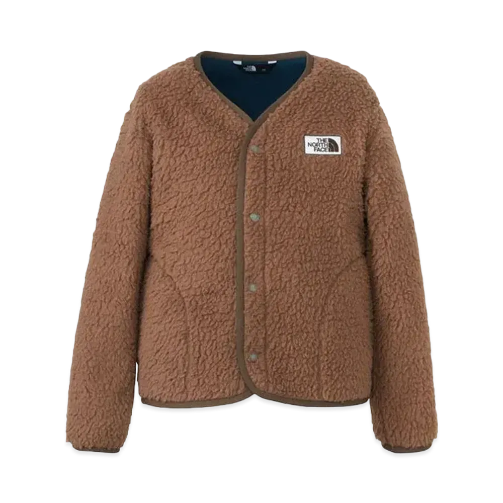 The North Face Cuddle Fleece Cardigan (Kids) "Latte"